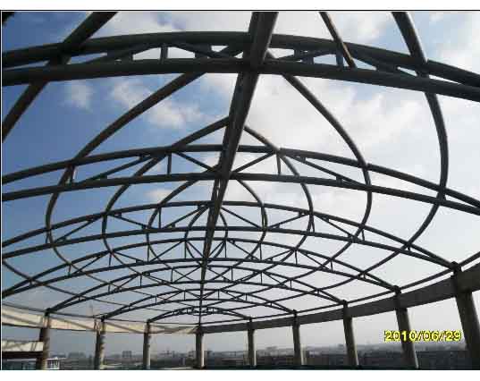 如皋中煤朔州宾馆管桁架工程